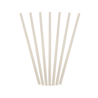 Castaway Envirostraws Regular Paper straws - White, 5 mm bore 2500/ctn