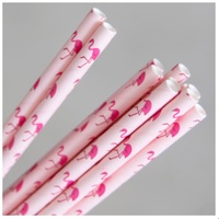 Regular Paper Straw Flamingo 2500/ctn