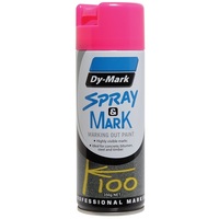 Spray & Mark Paint Pink 350g Solvent Based