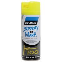Spray & Mark Paint Yellow 350g Solvent Based