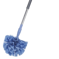 Domed cobweb broom w/handle 