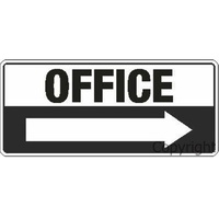 Office Right with arrow Sign