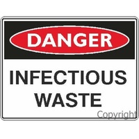 Infectous Waste Danger Sign