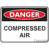 Compressed Air - Danger Sign