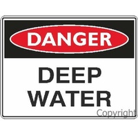 Deep Water - Danger Sign