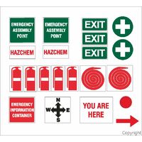 Emergency Evacuation Plan Stickers