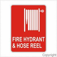 Fire Hydrant &; Hose Reel  Sign