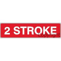 2 Stroke Sign