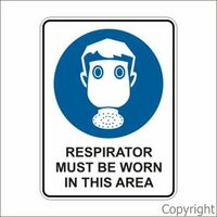 Respirator Must Be Worn Sign