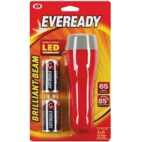 Eveready Brilliant Beam Torch with 2 x D batteries