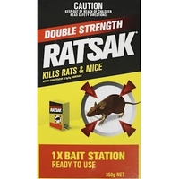 Ratsak Double Strength 350g Bait Station