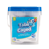 Pro-Blue Tabs Caged - Urinal Blocks 20/pail
