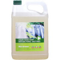 Bio-Green Liquid Hand Soap -Antibacterial, Nut Free 2 x 5L