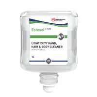 Estesol Pure Light Duty Hand, Hair & Body Cleaner- Perfume & Dye Free 1L pod