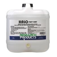 Oates Research Halo Fast Dry Glass & Shiny Surface Cleaner 15L