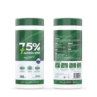 Regal Anti-bacterial Surface Wet Wipes- 75% Alcohol - 100 sheets per cannister