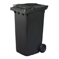 240L Black Wheelie Bin