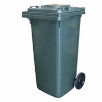 240L Green Wheelie Bin