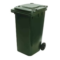 60L Green Wheelie Bin