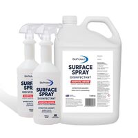 BioProtect Hospital Grade Disinfectant – Surface Spray 5L / 2 x Empty Bottle Spray