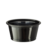 Castaway Medium Portion Control Cups 59ml 2500/ctn Black