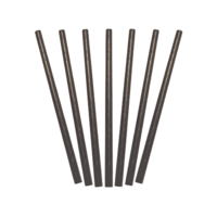 Castaway Envirostraws Cocktail Paper Straws, 5mm bore - White 2500/ctn