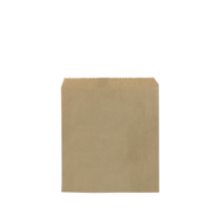 Castaway Flat Brown Paper Bag #1 Square 500/ctn