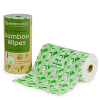 Envirochoice Bamboo Wipes Roll 300 x 530mm 85 per roll Green 