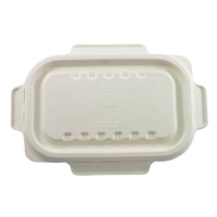Biodegradable Lid to suit 500/650ml Rectangle Containers 500/ctn