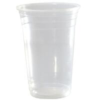 Capri Plastic Cups Clear 540ml 1000/ctn