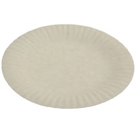 Capri Paper Plates Round White 9" 500/ctn