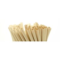 Greenmark Bamboo Fibre Individually Wrapped Regular Straws 4000/ctn