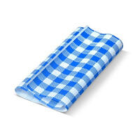 Greaseproof Paper Gingham Blue