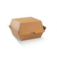 Greenmark Kraft Corrugated Takeaway High Burger Box -200 pc/ctn