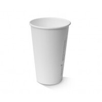 Lid for PLA Coated Coffee Cup White Single Wall 12oz - 1,000 pc/ctn