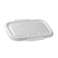 Greenmark Sugarcane Lid for Takeaway Container 23 oz and 30 oz - 400 pc/ctn