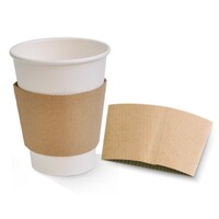 Greenmark Kraft Cup Sleeve - 8oz - 1,000 pc/ctn