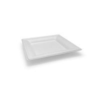 Greenmark Sugarcane 6" Square Plate - 600 pc/ctn