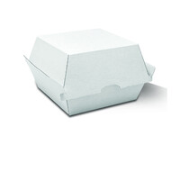 Greenmark White Corrugated Takeaway Burger Box -250 pc/ctn