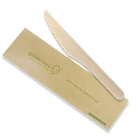 Greenmark Wooden Knife individually wrapped - 500 pcs/ctn