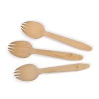 Greenmark Wooden Spork- 2,000 pcs/ctn