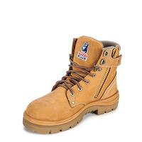 Steel Blue Argyle Zip Safety Steel Cap Boots – Wheat