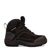 Oliver WB 34 Lace up Hiker Boot, Scuff Cap Toe, Water Resistant- Black
