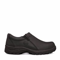 Oliver PB 49 Series Women's Slip on Shoe, Water resistant Full Grain Leather, Fully Lined, Elastic Gusset - Black