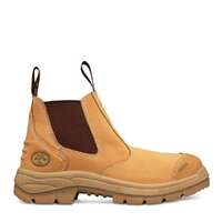 Oliver AT Series Elastic Sided Boot, Water Resistant Nubuck Leather- Wheat 