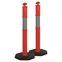 Pro Choice Orange Hi-vis Bollard + 8kg base