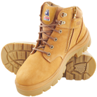 Steel Blue Parkes Zip Safety Boots Wheat