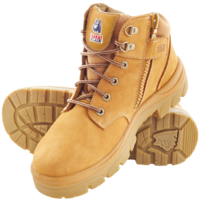 Steel Blue Parkes Zip Safety Boots Wheat 