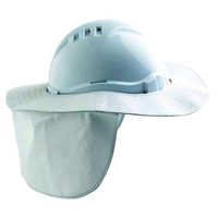 Pro Choice White V6 & V9 Hard Hat Brim - Plastic/ Polyester