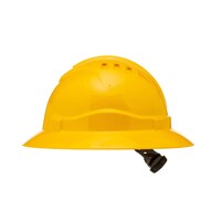 Pro Choice V6 Full Brim Vented Hard Hat with Rachet Harness